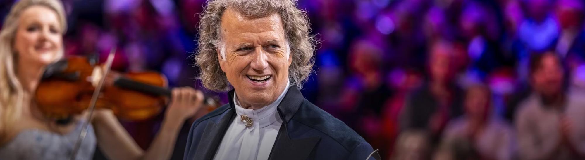 Andre Rieus 2025 Christmas Concert Merry Chrtistmas banner