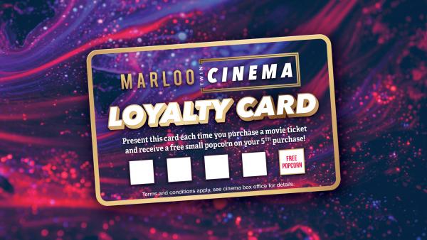 Cinema Loyalty screen