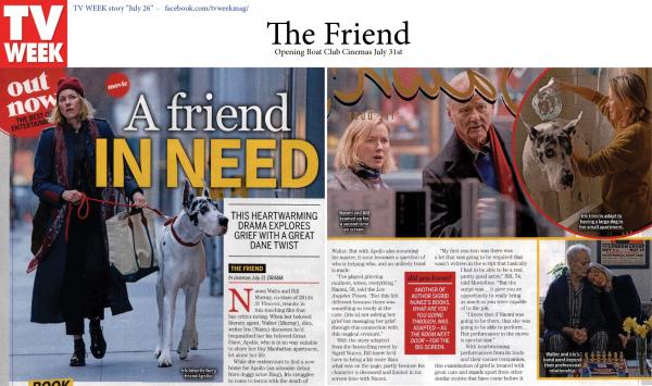 THE FRIEND TV WEEK INTERVIEW WEB