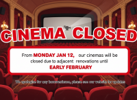 cinema closedd